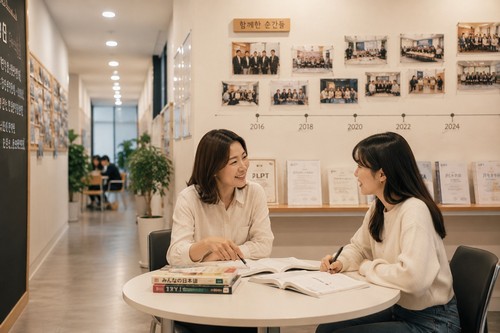 함께 걸어온 학원의 역사