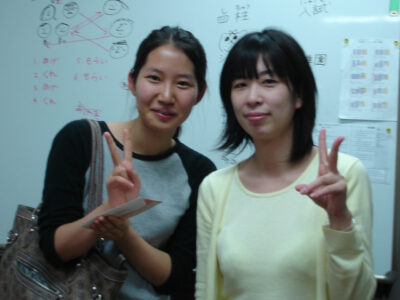 2011년8월장학생STEP7 백혜원さん