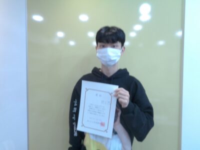 2022년 4월 장학생 김준서님 (土JLPT-N2)